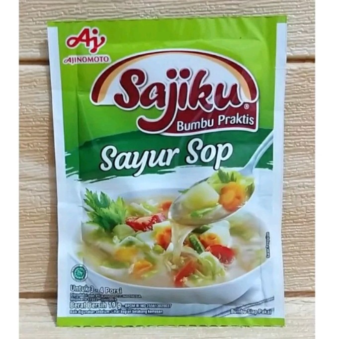 

EH376 MURAH Sajiku Sayur Sop 19gr / Sajiku Bumbu Instan Sop / Sajiku Sop GRATIS ONGKIR