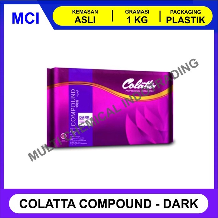 

Lezat- COLATTA DARK CHOCOLATE COMPOUND / COKLAT BATANG PAHIT 1 KG