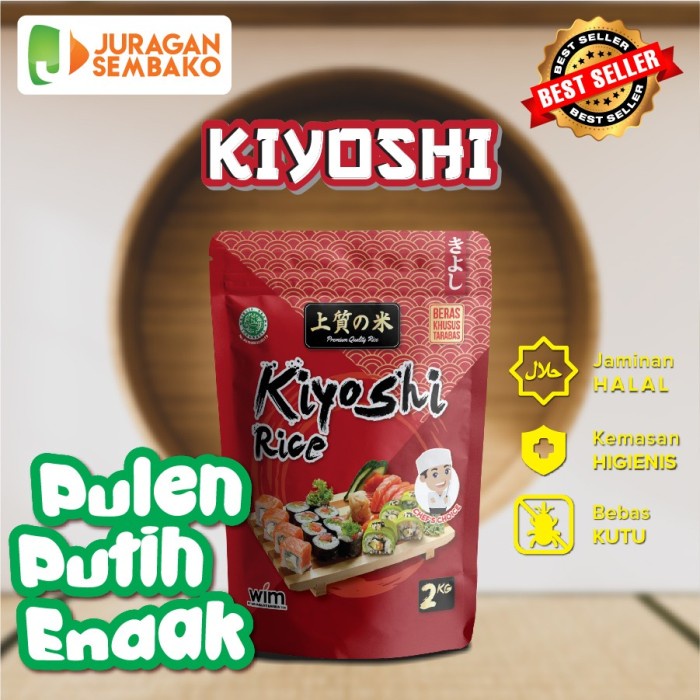 

Lezat- Beras Jepang Kiyoshi 2kg