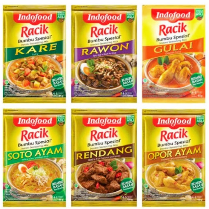 

IH145 Bumbu Instan Basah Bumbu Racik Untuk Memasak, Bumbu Soto Ayam, Bumbu Rendang, Bumbu Opor Ayam,