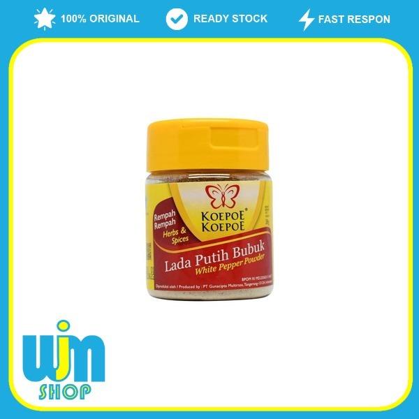 

PR768 Koepoe Lada Putih Bubuk 38gr Rempah Bahan Bumbu Dapur Instan OBRAL