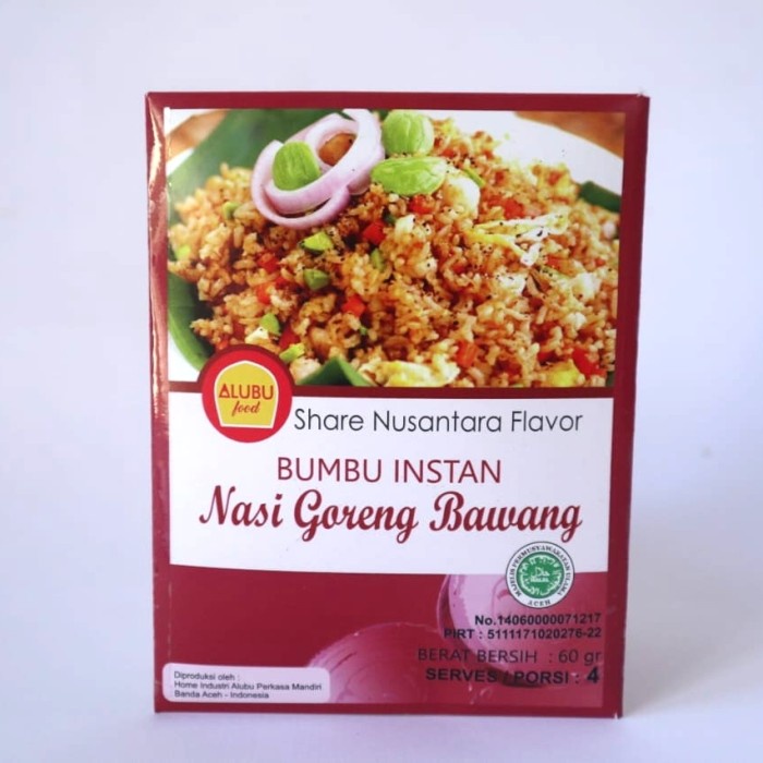 

FA528 BUMBU INSTAN NASI GORENG BAWANG KHAS ACEH FREE ONGKIR