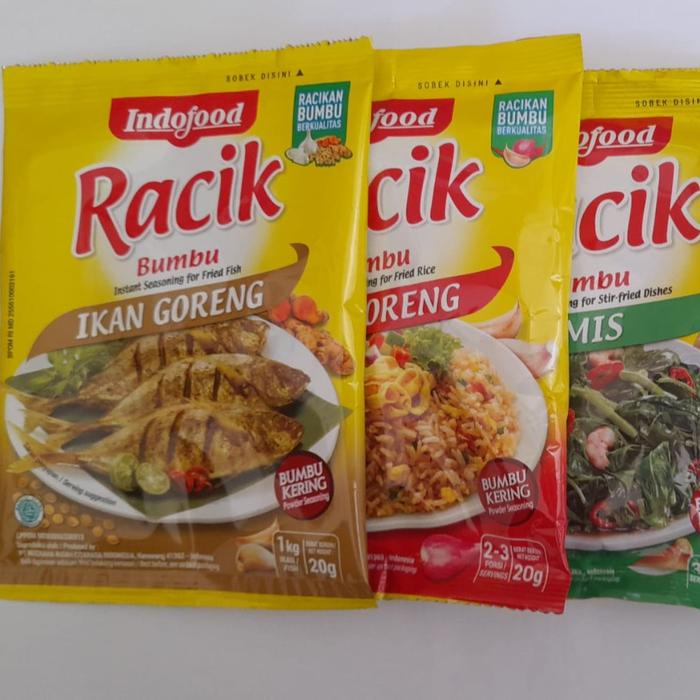 

ZA311 Bumbu RACIK Indofood Lengkap Semua Pilihan Per Renteng Ayam Instan NEW
