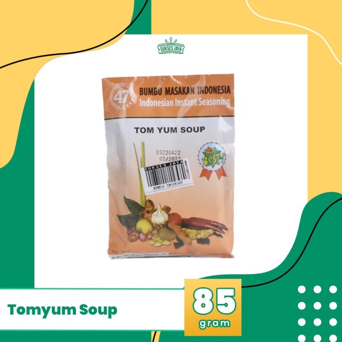 

GJ246 Bumbu Masak 47 Bumbu Instan Tom Yum Soup PROMO