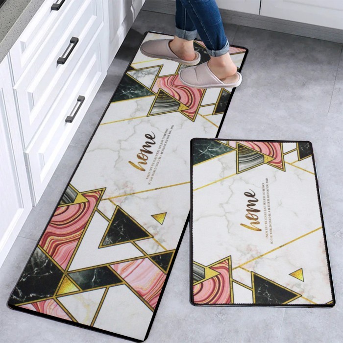 PREMIUM Keset 2 in 1 Anti Slip Keset Alas Lantai Kamar Tidur Rumah Dapur JD-3