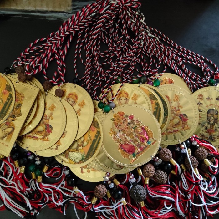 PREMIUM Gantungan Dewa Dewi Mobil plus Genitri mukhi 7 Big