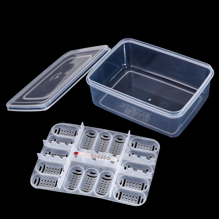 PREMIUM Reptile 16 Egg Tray Tempat Incubator Telur Gecko BD Kadal SG + Thermo