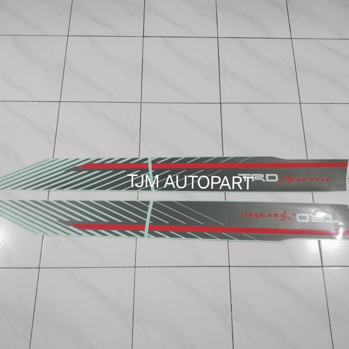 Stiker Body Samping Pintu Fortuner Trd Sportivo Original 1 Set