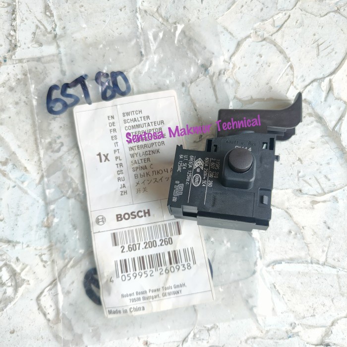 PREMIUM BOSCH GST 80 PB / PBE Switch Saklar Sakelar On Off Jigsaw GST80PBE