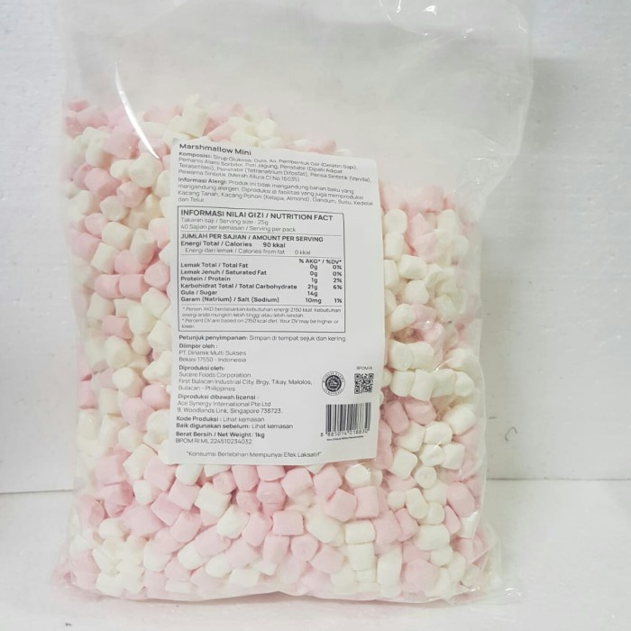 

Corniche Mini Assorted Marshmallow 1kg