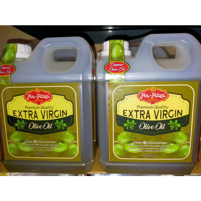 

Lezat- Minyak Zaitun ( Olive Oil ) Extra Virgin Ar-Rozi 1kg