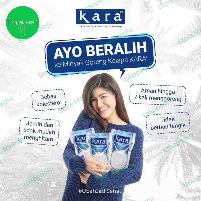 

Lezat- Kara minyak goreng kelapa ukuran 2 liter