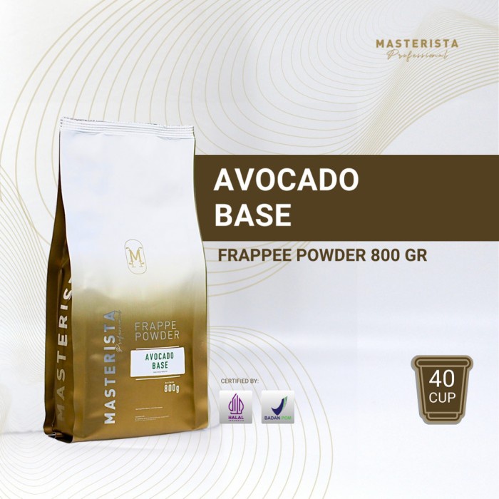 

Masterista Frappe Powder Bubuk Minuman Avocado Base 800 gr