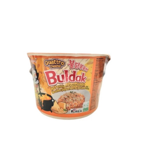 

Samyang Quattro Cheese Buldak Hot Chicken Ramen Cup Bowl Mie Instan