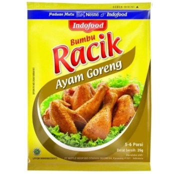 

Lezat- Indofood Bumbu Racik Ayam Goreng [26gram /50 sachet/ 5 renceng ]