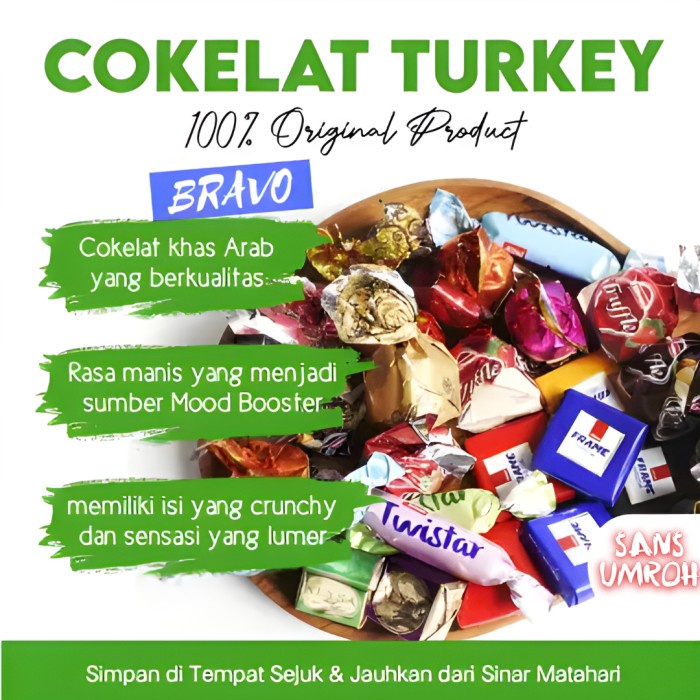 

Coklat Arab turkiye Mix 250-1000 gr Big