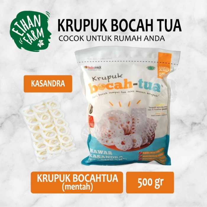 

(GoodSeller) Bocah Tua Kerupuk 500gr Mentah. Krupuk. Original