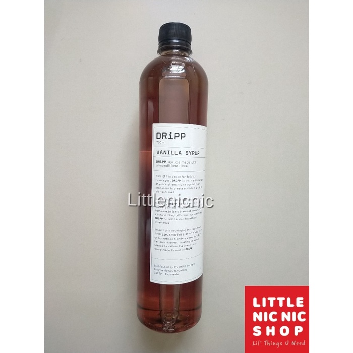 

Dripp Vanilla Flavoured syrup sirup rasa vanili minuman cafe
