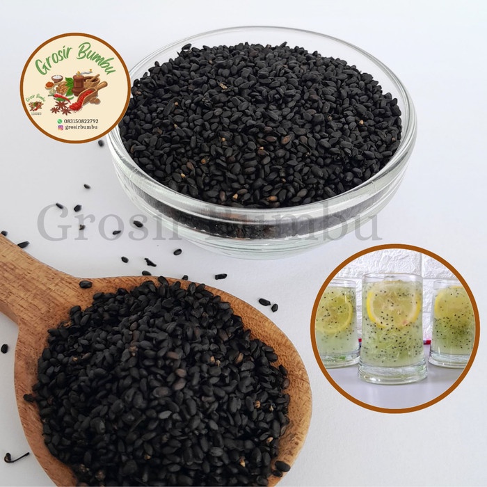 

Biji Selasih Import 1kg / Basil Seed