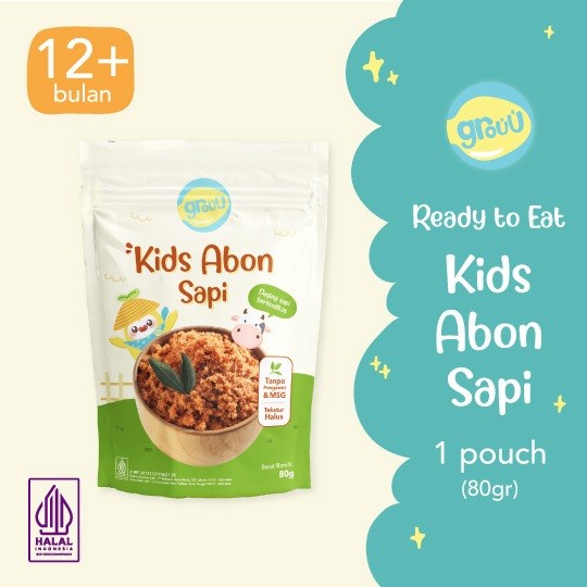 

Grouu Kids Abon Sapi 80gr