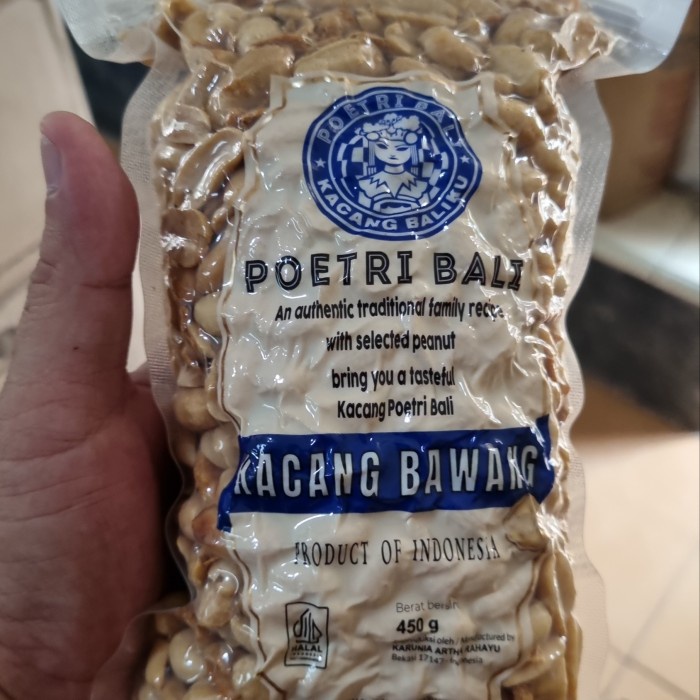 

Kacang Bawang Poetri Bali Kemasan Ekonomis made by Ashoka 450 gram