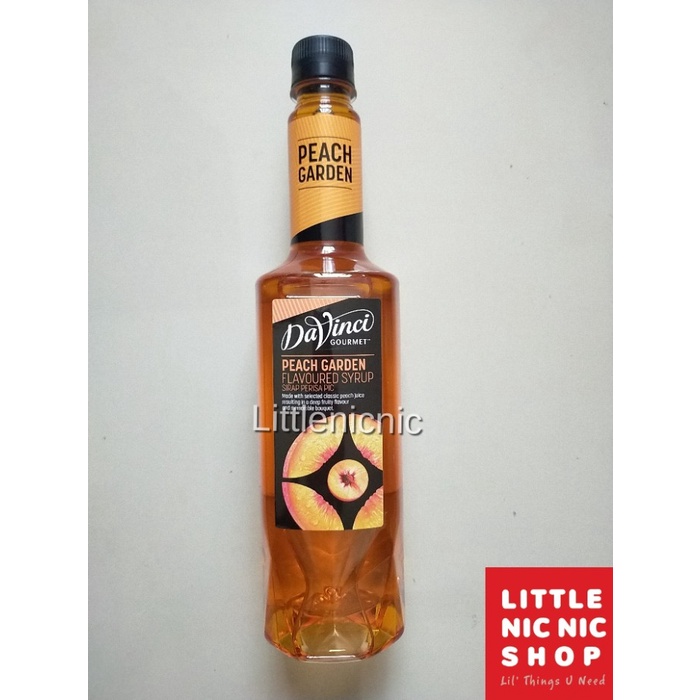 

Davinci Peach Garden Syrup Gourmet sirup rasa persik 750 ml