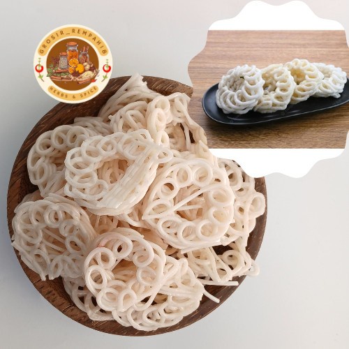 

Krupuk mawar mentah 500gr / krupuk seblak / krupuk mawar mentah kecil putih