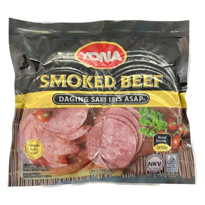 

Lezat- YONA Smoked Beef (daging sapi iris asap) 500Gram