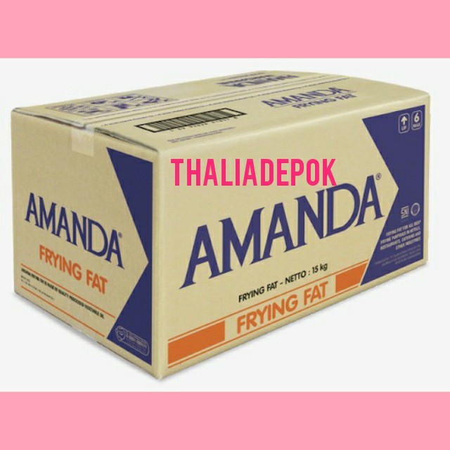 

Lezat- AMANDA FRYING MINYAK PADAT/MINYAK BEKU 15KG KHUSUS MENGGORENG, OJOL