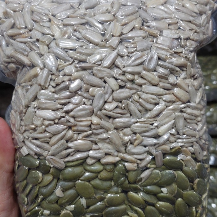 

Mix Pumpkin seed dan sunflower roasted kemasan 500gram