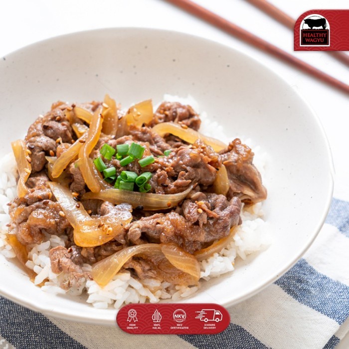 

Lezat- Slice Beef Brisket Premium AUS Daging Yoshinoya Yakiniku Shabu Halal