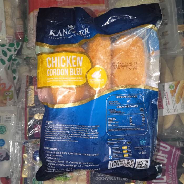 

Lezat- kanzler chicken cordon bleu 900 gr