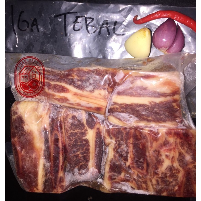 

Lezat- Iga Sapi / Short Ribs Import AUS @500 gram Murah