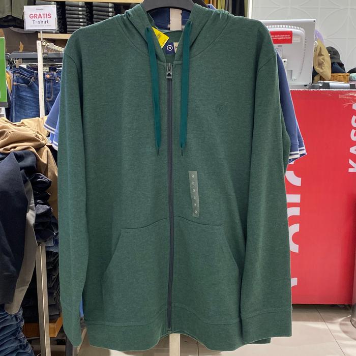 (S-XL) Nevada Jaket Hoody Casual Pria Original Cowok Keren Tebal Model Terbaru Logo Di bagian Bawah