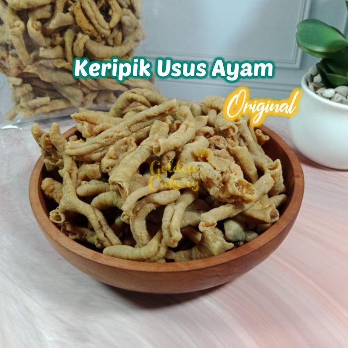 

Keripik Usus Ayam Kripsus 250Gram Chicken Crispy Gurih Renyah Snack Ayam Krispi Garing Camilan