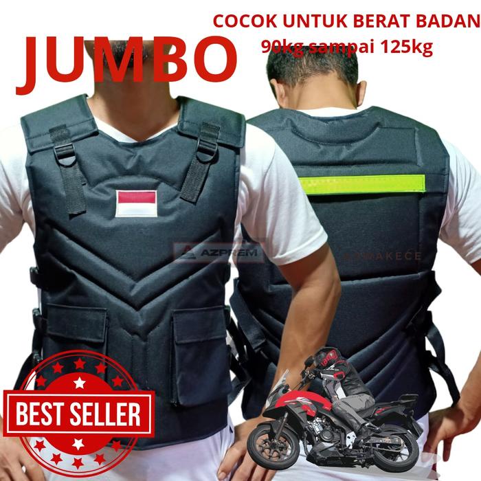 CERAH.MERONA4 UKURAN JUMBO ROMPI MOTOR XXXL COCOK UNTUK BERAT BADAN 90KG SAMPAI 125KG