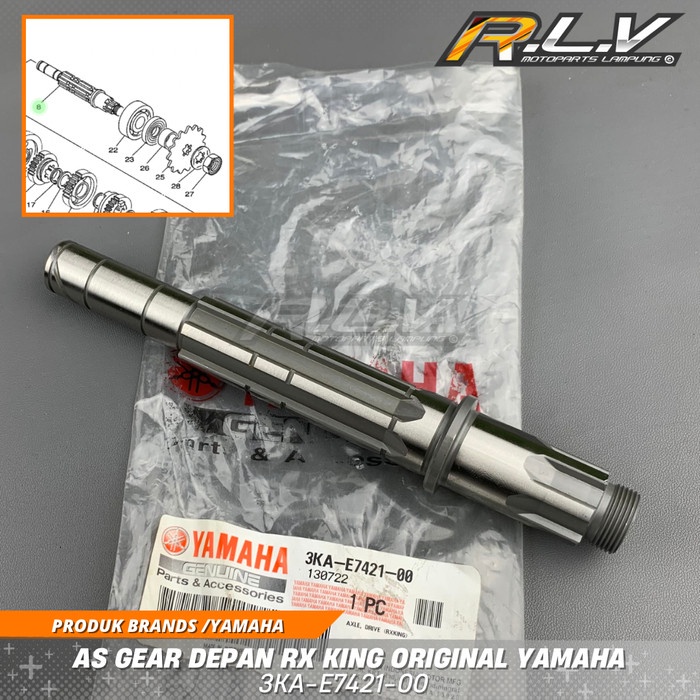 Axle drive as gear gir depan Rx king Rxking Original