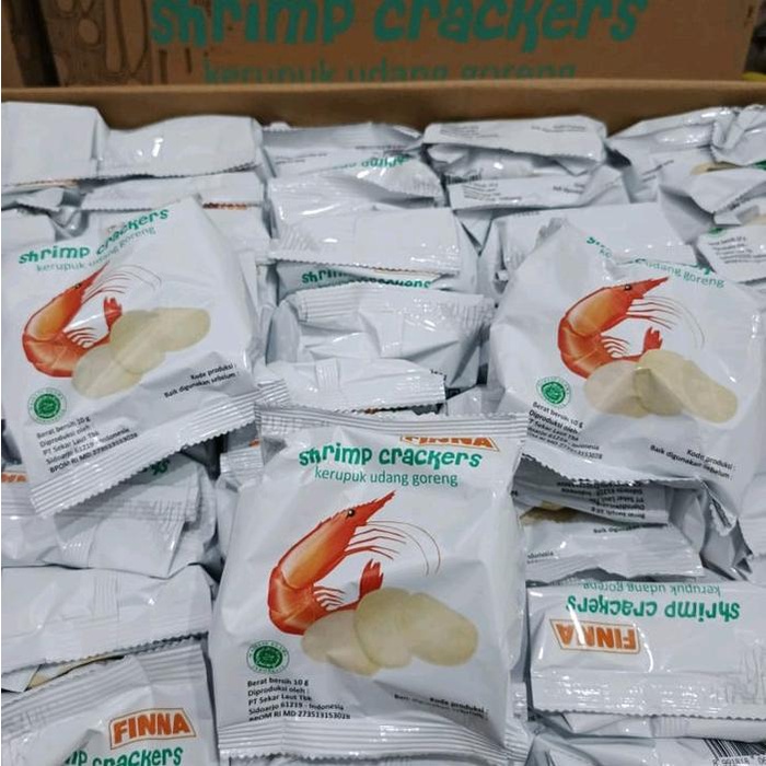 

[dch] - 1 dus Krupuk udang Finna ( isi 120pcs )