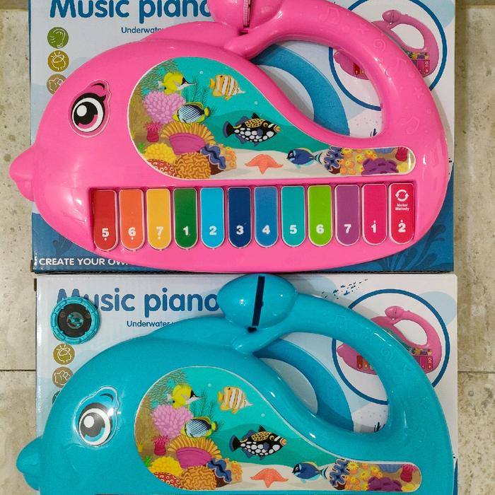 SALE TERBARU MAINAN ANAK PIANO LUMBA LUMBA MUSIK PROYEKTOR GAMBAR READYY