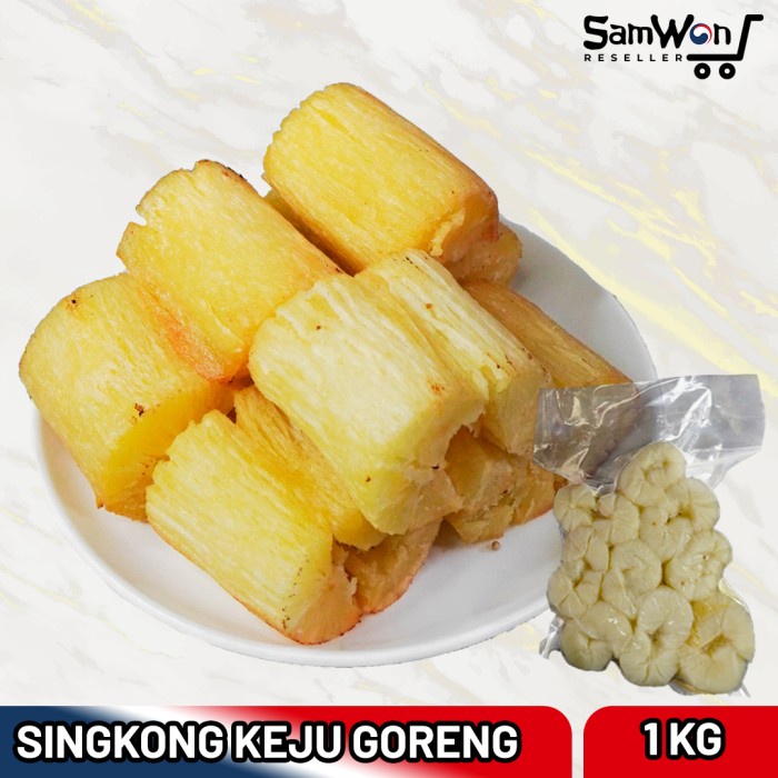 

Singkong Keju Mekar Gorengan Khas Salatiga Siap Goreng 1Kg (Empuk Bgt)