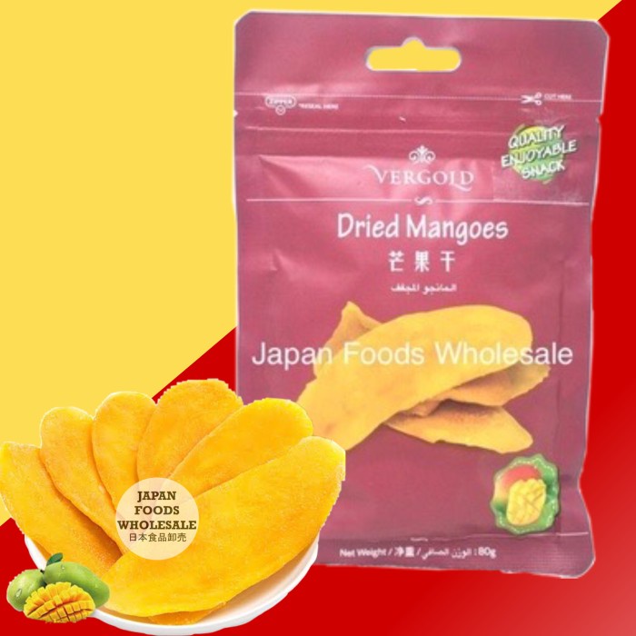 

Vergold Dried Mango / Snack Impor / Mangga Kering / Cemilan