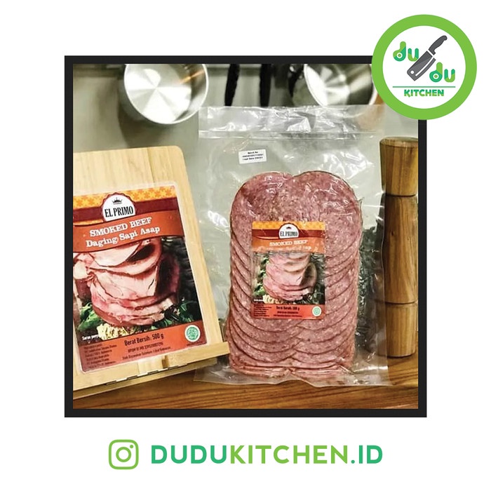 

Lezat- (Dudu Kitchen) Smoked Beef El Primo - Daging sapi asap Frozen smoke