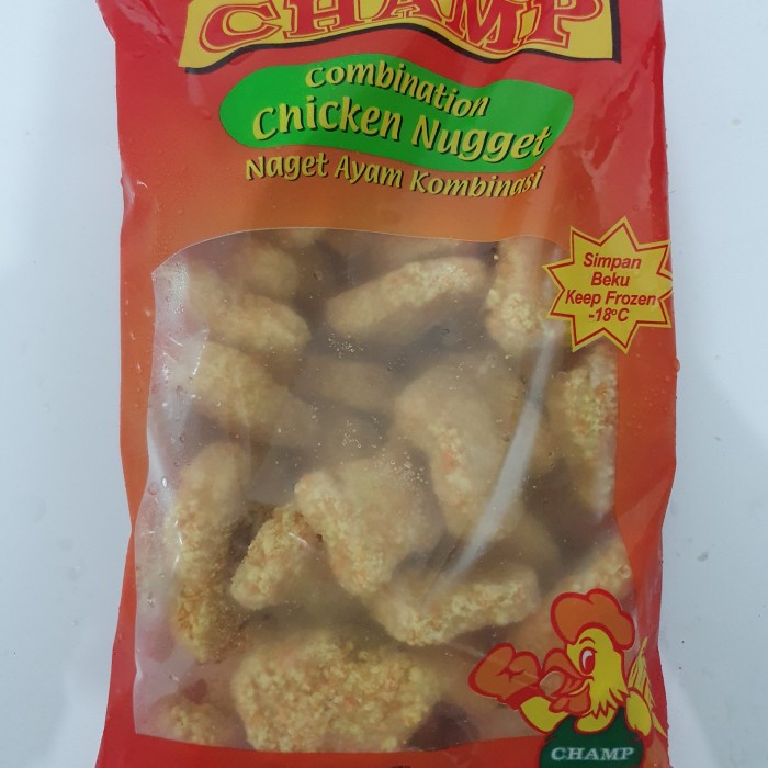 

Lezat- CHAMP chicken nugget 1kg ayam
