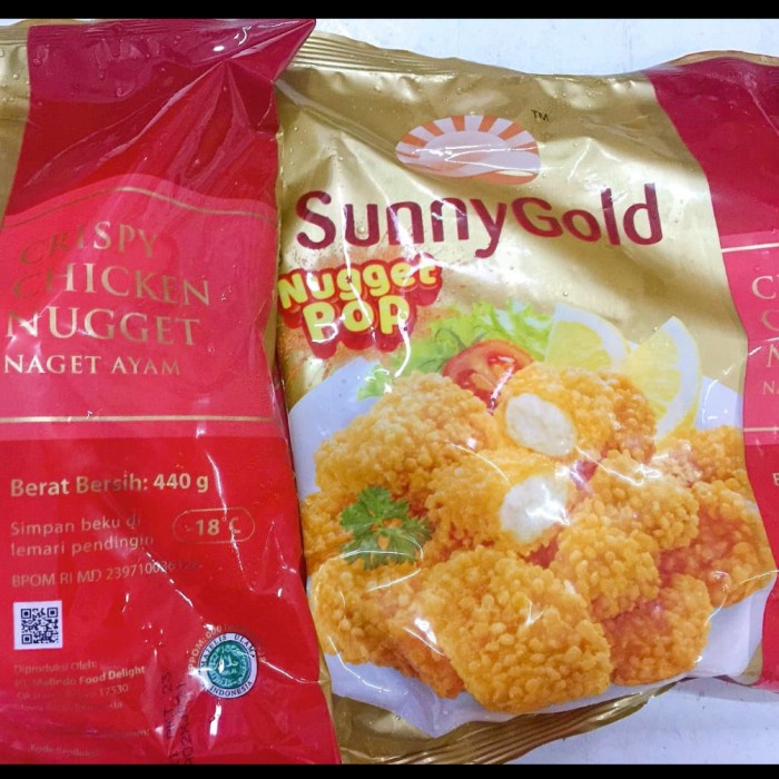 

Lezat- Sunny Gold Crispy Chicken Nugget Pop Naget Ayam