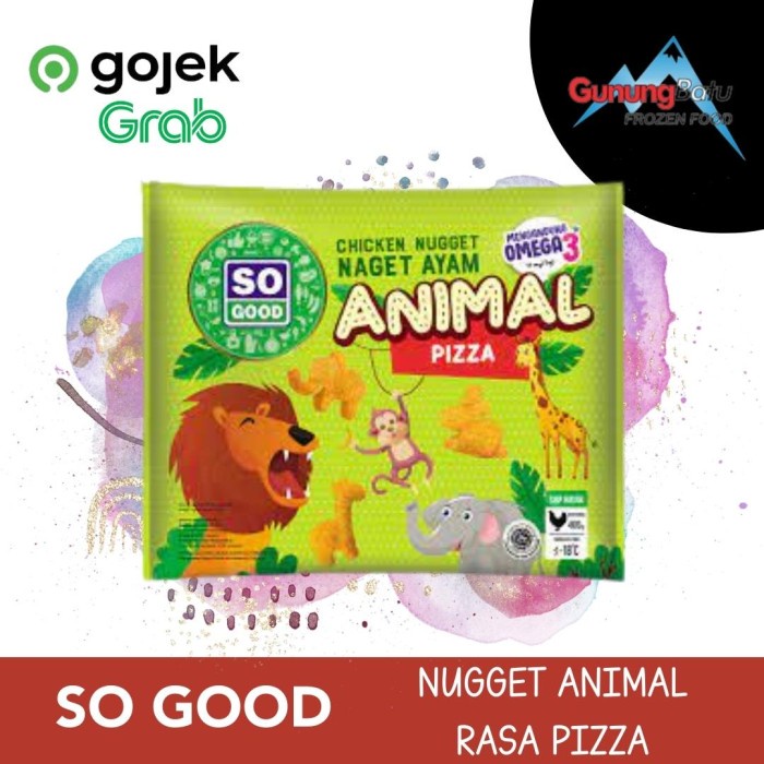 

Lezat- SO GOOD CHICKEN NUGGET ANIMAL 400 GRAM