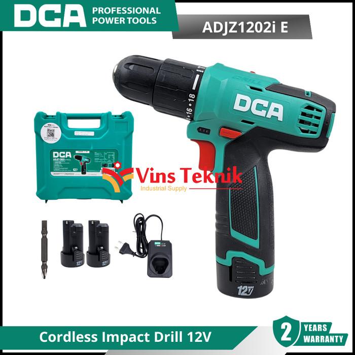 DCA ADJZ1202i E Mesin Bor Baterai Cordless Impact Drill 12V ADJZ1202