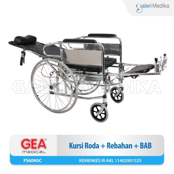 NEW New Kursi Roda GEA 3 in 1 FS 609GC / FS609GC / FS-609 GC - Kursi Roda