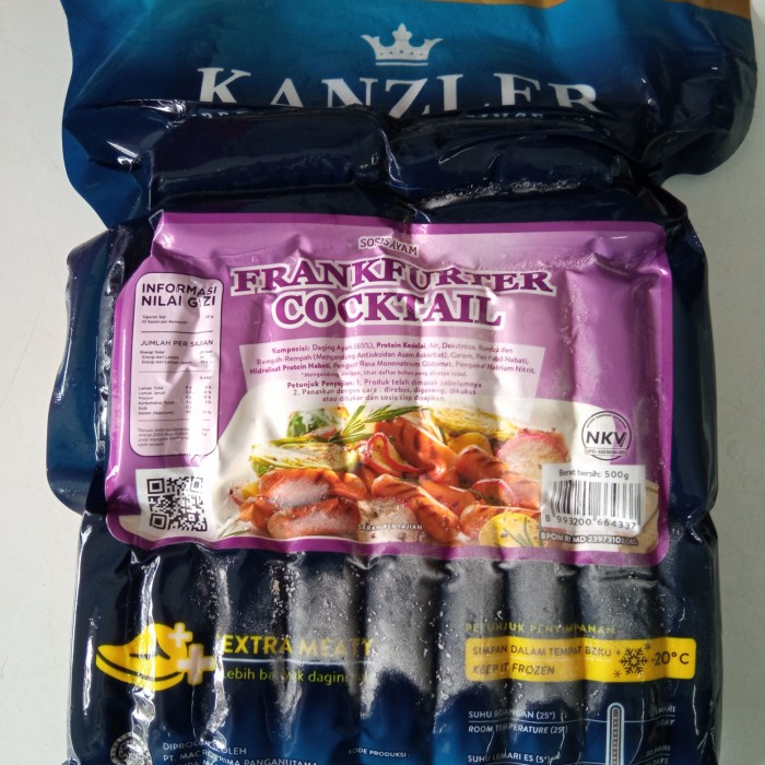 

Lezat- KANZLER FRANKFURTER COCKTAIL 500 gr