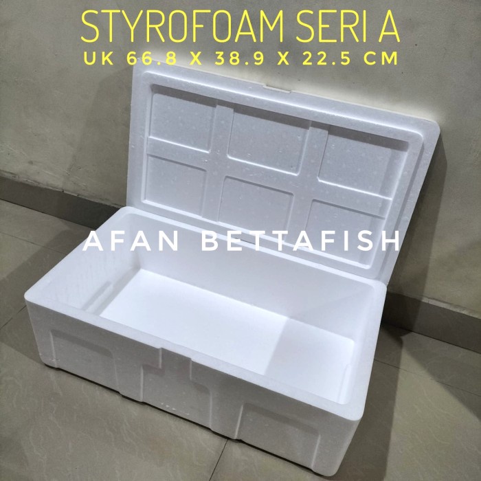 

MASIH READY STYROFOAM BOX SERI A 68 X 38 X 22 CM / STEREFOAM COOLER FROZEN FOOD