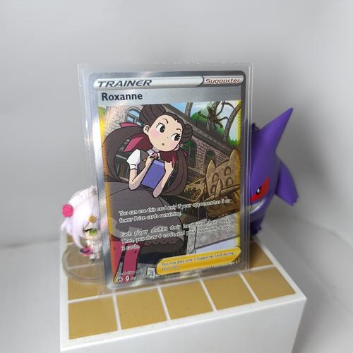 ORI Kartu Pokemon Roxanne SAR Eng Crown Zenith Galarian Gallery EN GG66/GG70 SIR TCG Card Poke Train